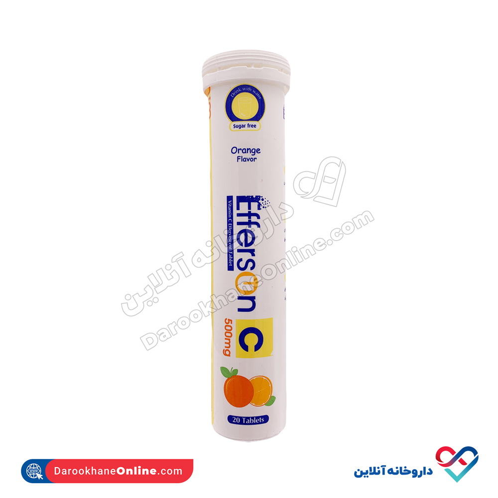 قرص جوشان افرسان سی 500 بهشاد دارو 20 عددی - Image 1
